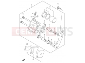 SUZUKI LT-F400 K7 (2007) (P24) FRONT CALIPER