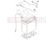 SUZUKI LT-F400 K7 (2007) (P24) BATTERY