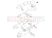 SUZUKI LT-F400 K7 (2007) (P3/P28) MUFFLER