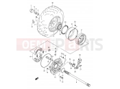 SUZUKI LT-F400 K7 (2007) (P3/P28) RIGHT REAR WHEEL