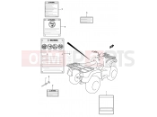 SUZUKI LT-F400 K7 (2007) (P3/P28) LABEL (MODEL K4/K5/K6/K7)