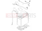 SUZUKI LT-F400 K7 (2007) (P3/P28) BATTERY
