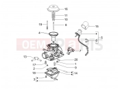 GILERA Runner 125 Race VX 4T Carburetor's components