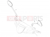 PIAGGIO Liberty 150 E5 Driving mirror/s