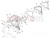 PIAGGIO Liberty 150 E5 Front glove-box - Knee-guard panel