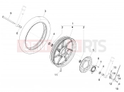 PIAGGIO Liberty 150 E5 Front wheel