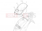 PIAGGIO Liberty 150 E5 Helmet huosing - Undersaddle