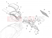 PIAGGIO Liberty 150 E5 Rear cover - Splash guard