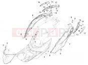 PIAGGIO Liberty 150 E5 Side cover - Spoiler