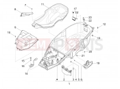 PIAGGIO MP3 530 HPE RST Exclusive Helmet huosing - Undersaddle