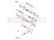 SUZUKI LT-F400 K8 (2008) (P17) TRANSMISSION (2)(MODEL K8/K9)
