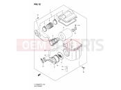 SUZUKI LT-F400 K8 (2008) (P17) AIR CLEANER (MODEL K8/K9)