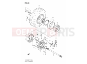 SUZUKI LT-F400 K8 (2008) (P17) RIGHT REAR WHEEL