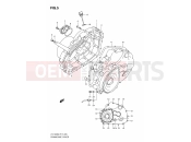 SUZUKI LT-F400 K8 (2008) (P17) CRANKCASE COVER