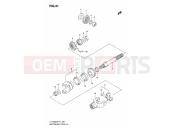 SUZUKI LT-F400 K8 (2008) (P17) SECONDARY DRIVE (P17)