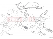 DUCATI STREETFIGHTER V2 FOOTRESTS, LEFT [MOD:SFV2]
