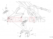 DUCATI STREETFIGHTER V2 REAR FOOTREST [MOD:SFV2]