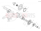 DUCATI STREETFIGHTER V2 REAR WHEEL SPINDLE [MOD:SFV2]