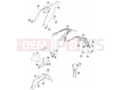 HUSABERG 2011 Offroad TE 250 (2303K9) [EU] MASK, FENDERS|Frame|08