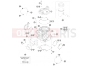 HUSABERG 2012 Offroad TE 250 (2375L9) [US] CYLINDER, CYLINDER HEAD|Engine|30