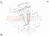 DUCATI 2002 Monster 620 REAR SHOCK ABSORBER » SWING ARM