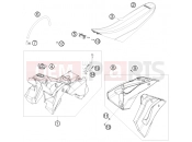 HUSABERG 2012 Offroad FE 450 (2303L3) [EU] TANK, SEAT