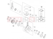 HUSABERG 2012 Offroad FE 450 (2303L3) [EU] CRANKSHAFT, PISTON