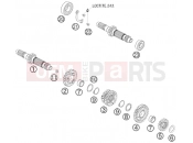 HUSABERG 2012 Offroad FE 450 (2303L3) [EU] TRANSMISSION I - MAIN SHAFT