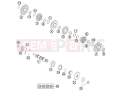 HUSABERG 2012 Offroad FE 450 (2303L3) [EU] TRANSMISSION II - COUNTERSHAFT