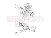 YAMAHA Jog Aprio YJ 50 JOG APRIO YJ50 1995 Front Wheel 2 (4JPA)
