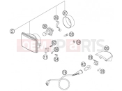 HUSABERG 2008 Offroad FE 450e/6 08 (2375H3) [US] LIGHTING SYSTEM|Frame|14