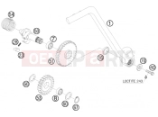 HUSABERG 2008 Offroad FE 450e/6 08 (2375H3) [US] KICK STARTER|Engine|33