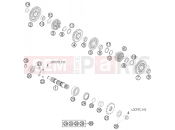 HUSABERG 2010 Offroad FX 450 (2301J0) [EU] TRANSMISSION II - COUNTERSHAFT|Engine|33