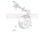 SUZUKI LT-Z400Z K8 (2008) (E19) FRONT WHEEL