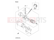 SUZUKI LT-Z400Z K8 (2008) (E19) STARTING MOTOR
