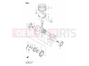 SUZUKI LT-Z400Z K8 (2008) (E19) CRANKSHAFT