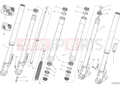 DUCATI Scrambler Urban Motard FRONT FORK [MOD:SCR800UM]