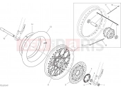 DUCATI Scrambler Urban Motard FRONT WHEEL [MOD:SCR800UM]