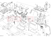 DUCATI 2022 Scrambler Desert Sled Fasthouse BATTERY HOLDER [MOD:SCR800FH;XST:EUR,ROK]