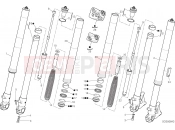 DUCATI 2022 Scrambler Desert Sled Fasthouse FRONT FORK [MOD:SCR800FH]