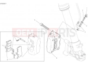 DUCATI 2022 Scrambler Desert Sled Fasthouse FRONT BRAKE SYSTEM [MOD:SCR800FH]