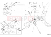 DUCATI 2022 Scrambler Desert Sled Fasthouse REAR BRAKE SYSTEM [MOD:SCR800FH]