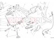 DUCATI 2022 Scrambler Desert Sled Fasthouse FOOTRESTS, RIGHT [MOD:SCR800FH]