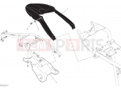 DUCATI 2022 Scrambler Desert Sled Fasthouse REAR MUDGUARD [MOD:SCR800FH]