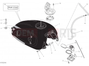 DUCATI 2022 Scrambler Desert Sled Fasthouse TANK [MOD:SCR800FH;XST:ROK]