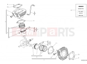 DUCATI 2022 Scrambler Desert Sled CYLINDERS - PISTONS