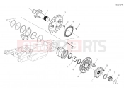 DUCATI STREETFIGHTER V4 REAR WHEEL SPINDLE [MOD:SFV4]