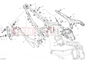 DUCATI STREETFIGHTER V4 REAR FRAME COMP. [MOD:SFV4]