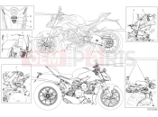 DUCATI STREETFIGHTER V4 POSITIONING PLATES [MOD:SFV4;XST:JAP]
