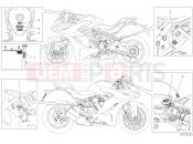 DUCATI 2022 Supersport 950 S POSITIONING PLATES [XST:JAP]